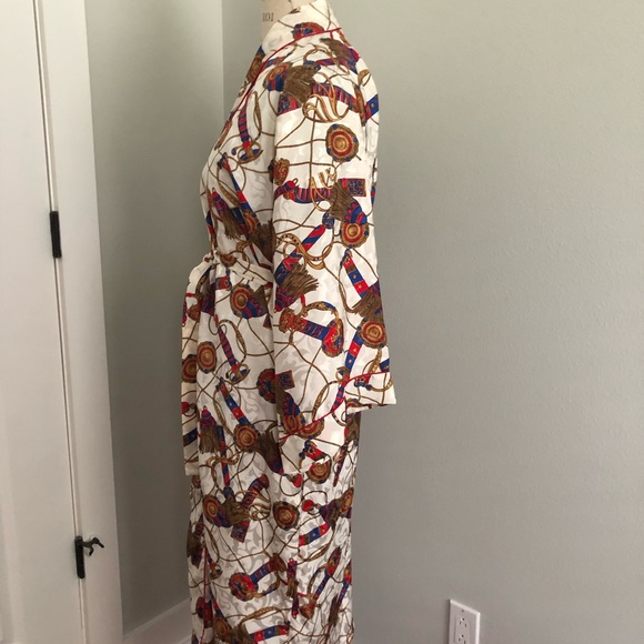 Vintage “Gracie Bishop” robe size 0 with pockets and sash - Picture 2 of 7